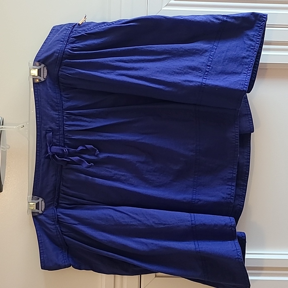Roots lined mini with pockets & zipper - Sz XL